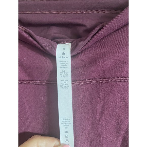 Lululemon Ready To Rulu Tight 28" Dark Adobe Size 6 - Picture 6 of 8